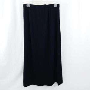 Elliott Lauren Womens Skirt Size 12 Black Long